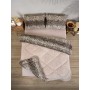 ETE HOMETEX ÇİFT KİŞİLİK LÜX WELSOFT YORGAN SETİ 195X215CM LEOPAR BEJ 8696474231945